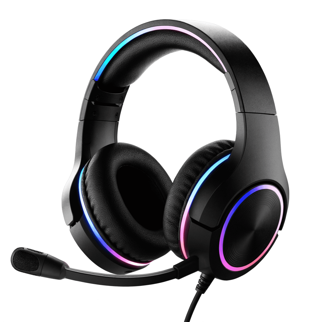 Casque gamer LED